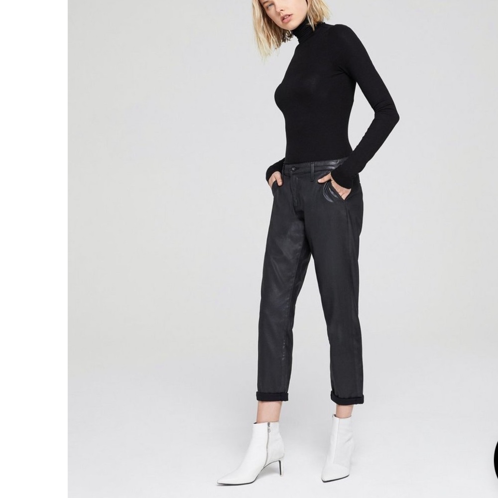 NWT - AG Jeans The Caden Tailored Trousers in Ltt lt super black